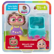 CoComelon Bella's Van CRUISER & 2.5" Figure NEW 18mos - 4yrs