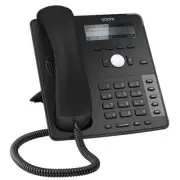 Snom D715 4-Line 5-Button SIP Deskphone GIG PoE - Black [00004039]