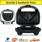 Breville 2 Slice Sandwich Maker Breakfast Toastie Sandwich Sealer Press Jaffle