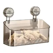 Fashion Small Hanging Basket with Suction Cup Multifuntional Storage Rack Home Storage Supplies