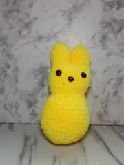 Sunny Bunny Plush | Crocheted Marshmallow Peep Plush