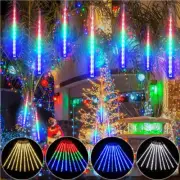 192 LED Lights Meteor Shower Rain Xmas Snowfall Tree String Light Garden Party