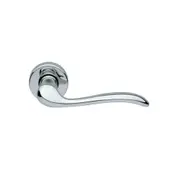 Manital Tosca Handle Lever Set on Round Rose - Available in Various Finishes