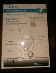Water Flosser, ATMOKO 600ml Oral Irrigator & Electric Toothbrush with 7 Multifun