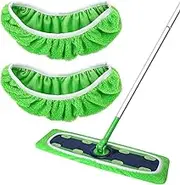 Yicotira Reusable Microfiber Mop Pads for Swiffer XL Mop - XL Dry Sweeping Cloths & XL Wet Pads Refills - X-Large Heavy Duty Mopping Cloths for Floor Mopping and Sweeping, 2 Pack (Mop is Not Included)