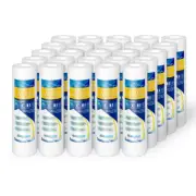 25 Sediment 50 Micron Water Filter Cartridges 2.5" x 10" for Reverse Osmosis