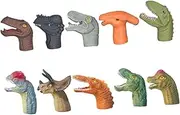 10Pcs Cartoon Dinosaur Finger Puppets Set Creative Finger Plaything for Imaginative Role Play Storytelling and Parent Interaction Safe and Materials