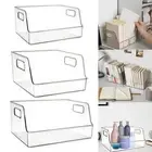 Fridge Organizer Bin Cans Produce Organization Clear for Home Kitchen Office