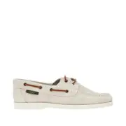 [SAXONE] SAXONE 'Islay' suede leather boat shoes Man 5 5 Grey