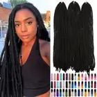 Faux Locs Crochet Braids Hair Extensions Ombre Dreadlock for Black Women Natural