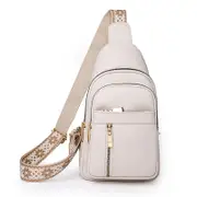Women's multifunctional backpack, Korean version, small backpack, multifunctional shoulder bag, chest bag, color matching backpack.