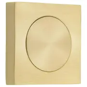 Blank Rose Square Brushed Gold PVD