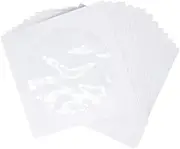 CONGARTENO 100 Pcs CD Storage Holder with Transparent Window Portable DVD Paper Bag for Organizing Discs for Home Cinema Go