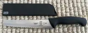 Mercer Millenia Wavy Edge Wide Bread Knife- 8" - # M23208 - Black Handle