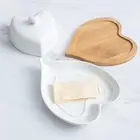 Butter Storage Container Multifunctional Pastry Dessert Display Trays White for