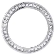 Rolex DateJust Custom Princess Cut Diamond Bezel to Fit ONLY 26mm Watches 2 CT.