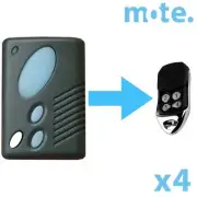 4 x Gliderol TM305-C Compatible Garage/Gate Door Remote GTS 2000 & GRD 2000