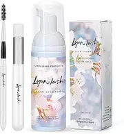 Lyon Lash Eyelash Extension Shampoo, Gentle Formula Paraben Free, Oil Free Foam Cleanser Kit | Remove Eye Makeup | Salon And Home Use