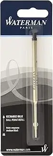 [WATERMAN] Official Ballpoint Pen, Oil-Based, Refill, Medium, Set of 3, Black