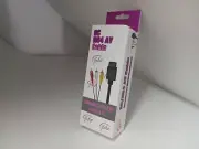 NEW BOXED HIGH QUALITY NINTENDO 64 N64 GAMECUBE SNES SUPER NINTENDO AV CABLE 42M