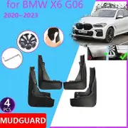 4PCS Auto Mudguards for BMW X6 G06 M Sport 2020 2021 2022 2023 Mudflaps Fender Mud Flaps Guard Fenders Car Exterior Accessories