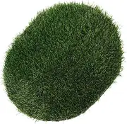 TOYZFRIENDY Realistic Artificial Grass Mat Round Faux Grass Turf for Outdoor Dining Table Centerpiece for Balcony Garden Crafts Manhole Cover Decoration Low Maintenance