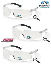 3- ZTEK +1.5 Clear BIFOCAL READERS Eyewear Reading Cheaters Safety Glasses Z87+