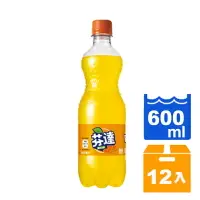 在飛比找樂天市場購物網優惠-芬達 橘子汽水 600ml (12入)/箱【康鄰超市】