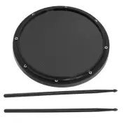 Drum Pad, Drum Practice Pad 12in Standard with Drumsticks for Practice Percus...