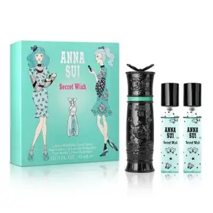 Anna Sui 安娜蘇 許願精靈隨身瓶(淡香水15ml*2)