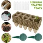 10 Cells Plant Starter Tray Biodegradable Nursery Pot Garden Seedling weOcD