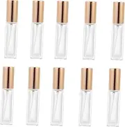 Ipetboom 10pcs Bottles Mini Spray Bottles Glass Bottles Refillable Travel Storage