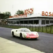 Gerhard Mitter Lucien Bianchi Porsche 910 1967 Motor Racing Old Photo 11