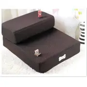 Pet breathable mesh nest bed stair mat The dog dog can fold two flights of stairs can unpick and wash-brown