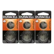 Duracell CR2025 ECR2025 CR 2025 DL2025 3 Volt Battery x 6