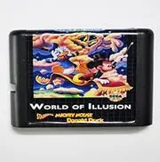 Taka Co 16 Bit Sega MD Game World Of Illusion Starring Mickey Mouse & Donlad Duck 16 bit MD Game Card For Sega Mega Drive For Genesis