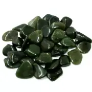 x1 Genuine Natural Small Nephrite Jade Crystal Tumbled Stone