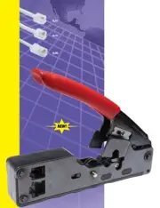 Tele-Titan Modular Plug Crimp RJ45 RJ11 RJ12 RJ22 Cutter Terminal 12507c