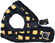 [Puppia] Stefan Vest Dog Harness Step-in Warm Winter Tumbling Waffle Pattern for Small and Medium Dog, Navy, Large