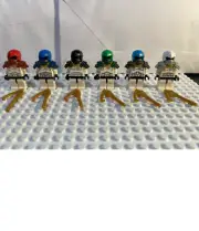 LEGO NINJAGO DRAGONS RISING LOT of 6x CLIMBER ARMOR, HOODS, HOOKS! 71813 71812