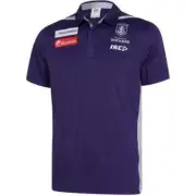 Fremantle Dockers AFL Mens Media Polo Shirt Sizes S-5XL BNWT