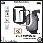 2X For Apple Watch Ultra 9 8 SE 7 6 5 4 40/44/41/45/49 Screen Protector Case