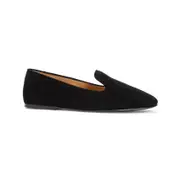 [The Row] The Row-Black Tippi Lamb Leather Loafers-Donna 37.5 IT
