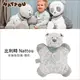✿蟲寶寶✿【比利時Nattou】歐洲30年領導品牌 冬季好夥伴 絨毛動物造型安撫玩偶 - 雪豹