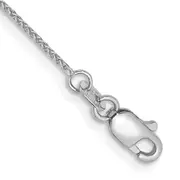 10 Inch 10K Wg .85mm Spiga Chain Anklet