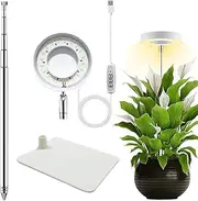 Gupcaqosjw LED Grow Light | Plant Grow Light - Timing LED Hydroponic Lamp with 4 Level Dimmable for Greenhouse Bonsai Care Gardening Vegetable Farming