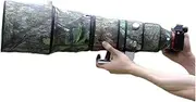 CHASING BIRDS Camouflage Waterproof Lens Coat for Sony FE 400mm F2.8 GM OSS Rainproof Lens Protective Cover (Green Leaf Camouflage, with 1.4X TC (SEL14TC))
