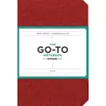 GO-TO NOTEBOOK WITH MOHAWK PAPER: BRICK RED BLANK