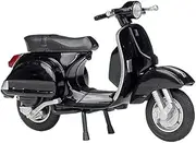 For Vespa Gtr 1968 1:18 Scale Motorcycle Replica With Realistic Details Motorcycle Model Collectible Gift Toys(PX black)