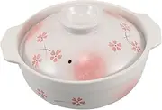 Traditional Japanese Clay Pot Soup Pot Lid Coarse Clay Resistant for Asian Cooking Stew